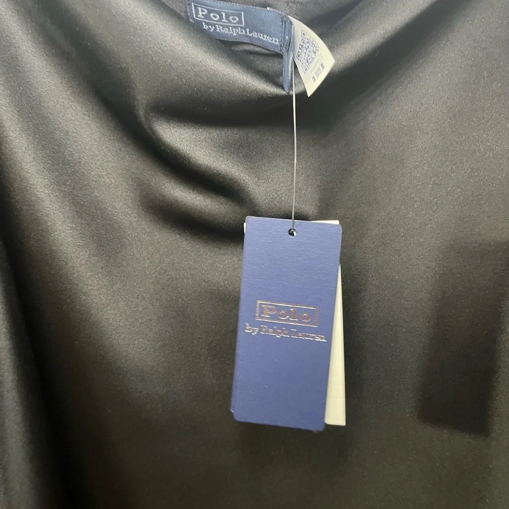 Polo Ralph Lauren Sz 18 Feather Trim Cocktail Dress – Real Ostrich Feathers - Picture 13 of 14